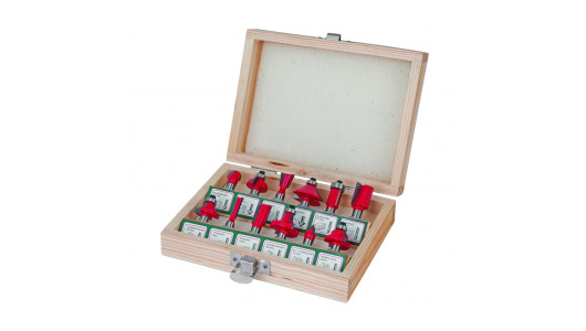 Router bits &oslash;8mm set 12pcs image