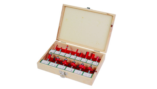 Router bits &oslash;8mm set 15pcs image
