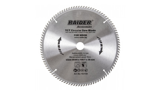 Диск за циркуляр за дърво &oslash;305x100Tx30mm image