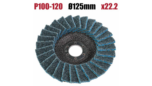 BBL Non-woven Flap Disc 125mm fine Blue image