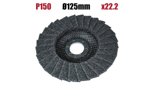 BBL Non-woven Flap Disc 125mm very fine Grey image