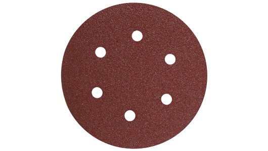 Paper sanding discs Velcro ø150mm K 100 10pcs with holes image