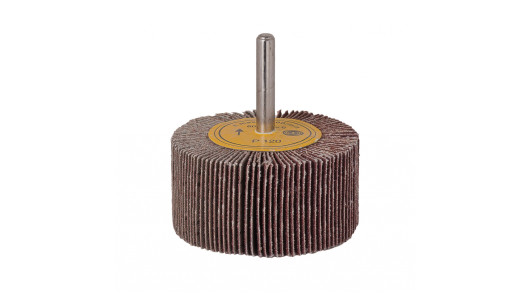 Abrasive flap wheel &oslash;80mm K 60 for power drill image