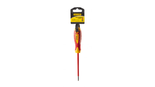 Insulated screwdriver 1000V SL3.0x100mm CR-V TMP image