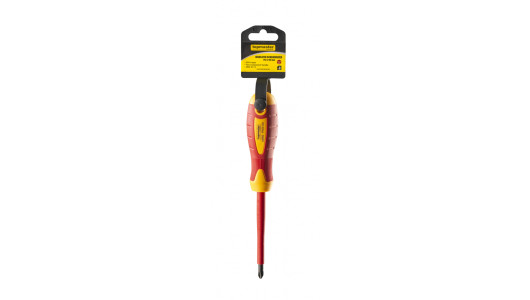 Отвертка изолир. 1000V кръст. Ph2x100mm CR-V Topmaster Professional image