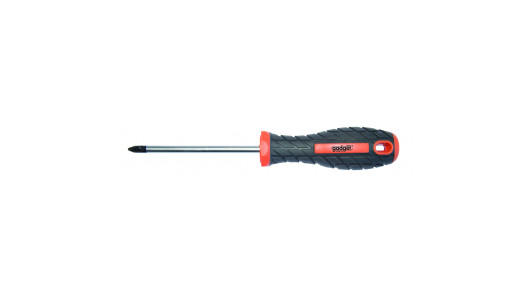 Screwdriver Phillips, TPR handle PH1 4x100mm GD image
