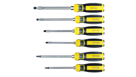 Hex go-thru screwdriver set 6pcs CR-V TMP image