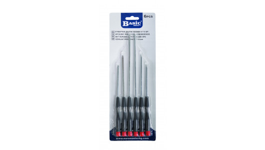 Long precision screwdriver set 6pcs BS image