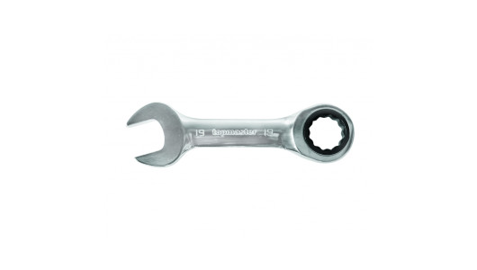 Comb. spanners with ratchet 17mm STUBBY CR-V TMP image
