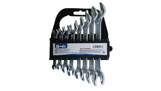 Double open end spanners 6-22mm set 8pcs BS image