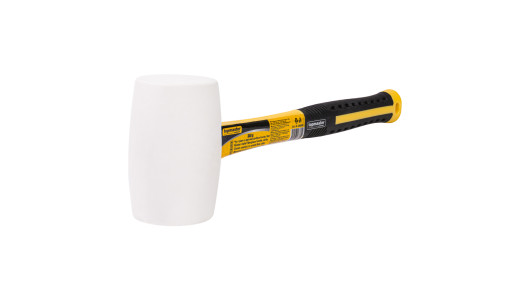 Ciocan cauciuc cu coada fibra 340g alb TMP image