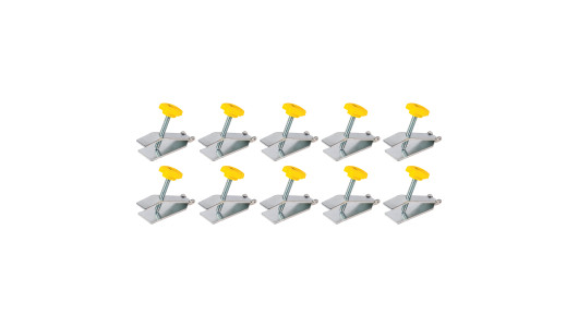 Регулатор за изравняване на плоскости 10 бр. в кутия Topmaster Professional image