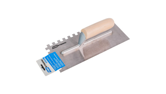 Маламашка дървена дръжка 280х120mm с гребен TopStrong image