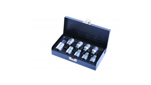 Set tubulare cu biti 1/2" 4-17mm 9pcs CR-V TMP image