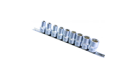 Set star socket 1/2" 9pcs CR-V TMP image