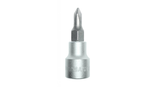 Вложка 1/4" с накр. кръстат PH3x37mm CR-V Topmaster Professional image