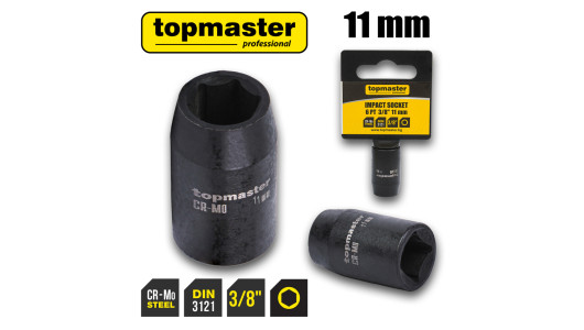 Вложка ударна 6 стенна 3/8"х11mm TMP image