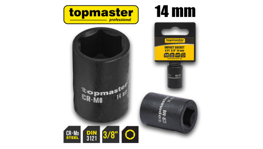 Impact socket 3/8" x 14 mm TMP image