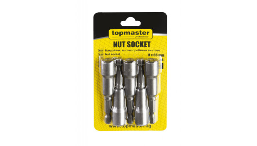 Nut setter socets&nbsp; 8x65mm 5 pcs set TMP image