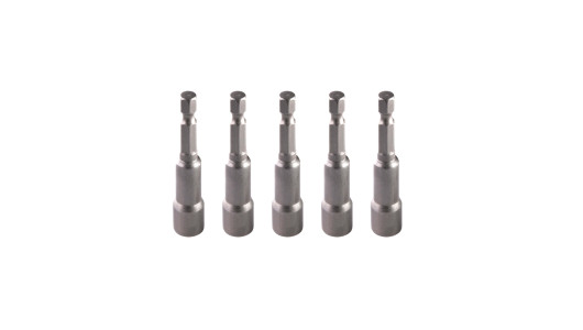 Nut setter socets 10x65mm 5 pcs set TMP image