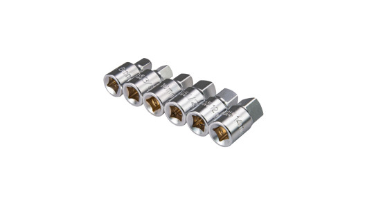 К-кт накрайници 3/8" за картер, 8,10,12,14мм,3/8",1/2" Topmaster Professional image