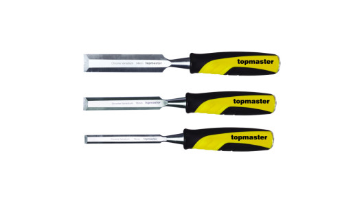Set 3 dalti pentru lemn (12 . 18 . 24 mm) 65 Mn TMP image