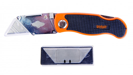 Utility knife, foldable with 10 blades GD image