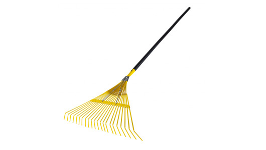 Lawn rake wooden handle 22 teeth TMP image