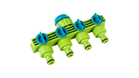 Mufa conector furtun 4 cai cu stop 1/2-3/4 TG image