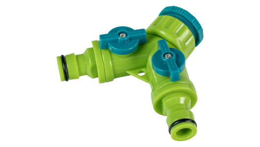 Разклонител 2 изхода със стоп 1/2"-3/4" TG GADGET image