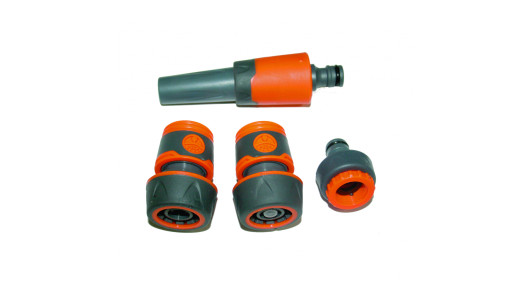 Adjustable hose nozzle 4 pcs set TG Premium image