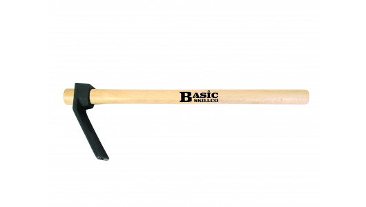 Adze with wooden handle 450mm 500g BS image