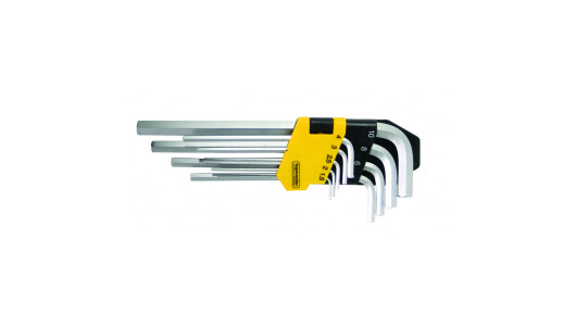 Long arm hex key 1.5-10mm set 9pcs CR-V TMP image