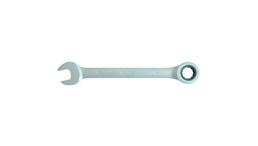 Comb. spanner with ratchet CR-V 15mm GD image