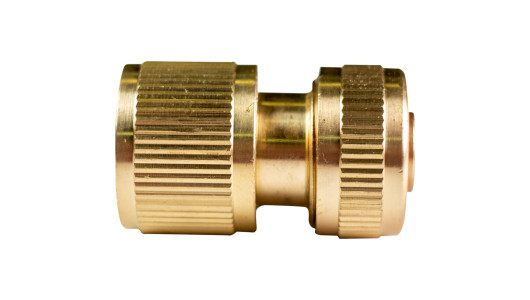 Накрайник за маркуч 1/2" със стопер месингов TG GADGET image