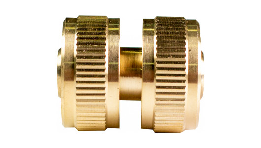 Съединител за маркуч 1/2" x 1/2" месингов TG GADGET image