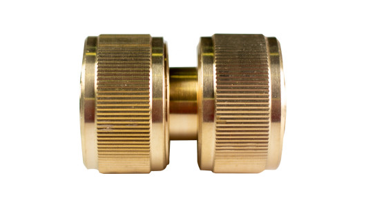Brass hose mender 3/4&rdquo; TG image