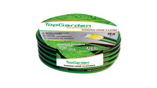 Маркуч градински четирислоен 1" 20m TGP GADGET image