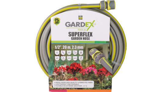 Маркуч градински SUPERFLEX 1/2", 20m, 2.3mm GARDEX image