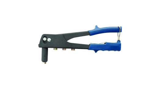 Hand riveter 250mm 40pcs pop rivets blister BS image