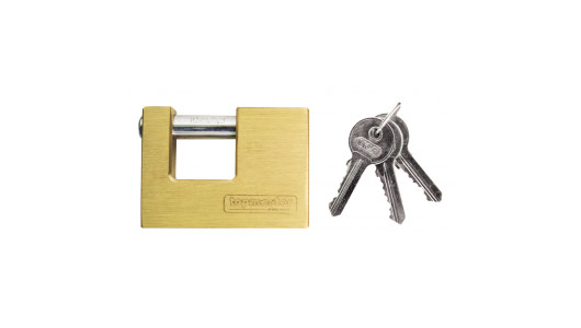Brass pad lock 70mm TMP image