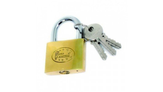 Brass pad lock 20mm TS image