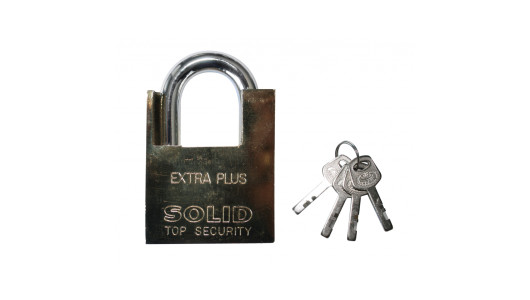 Brass pad lock 50mm GD image