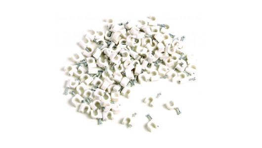 Cable clip 6mm / set 100pcs TS image