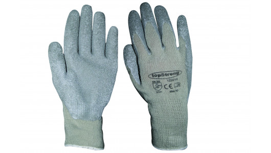 Ръкавици сиво трико / сив латекс ЕКО TS image