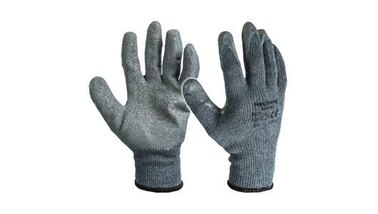 Ръкавици сиво трико / сив латекс ЕКО TopStrong image