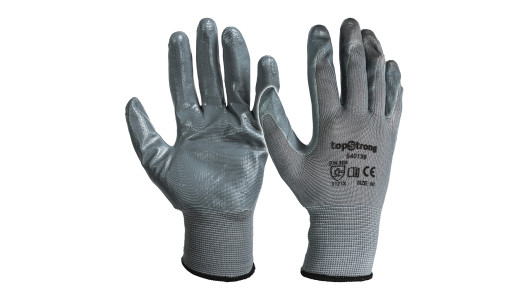 Grey nitril grey base gloves - hangerTS, 10 image