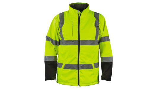 Geaca de lucru verde cu banda reflectorizanta soft L TMP image