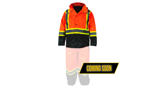 Waterproof jacket high-vis orange XL RD image