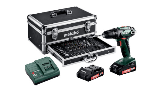 Винтоверт акум. 18V 48Nm METABO BS 18 SET ALU 2x2.0AH image